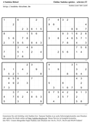 Druckseite mit 9x9 Sudoku