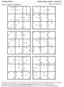 Druckseite mit 9x9 Sudoku